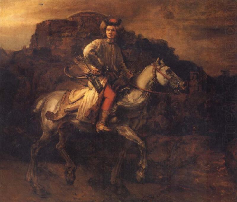 REMBRANDT Harmenszoon van Rijn The So called Polish Rider china oil painting image